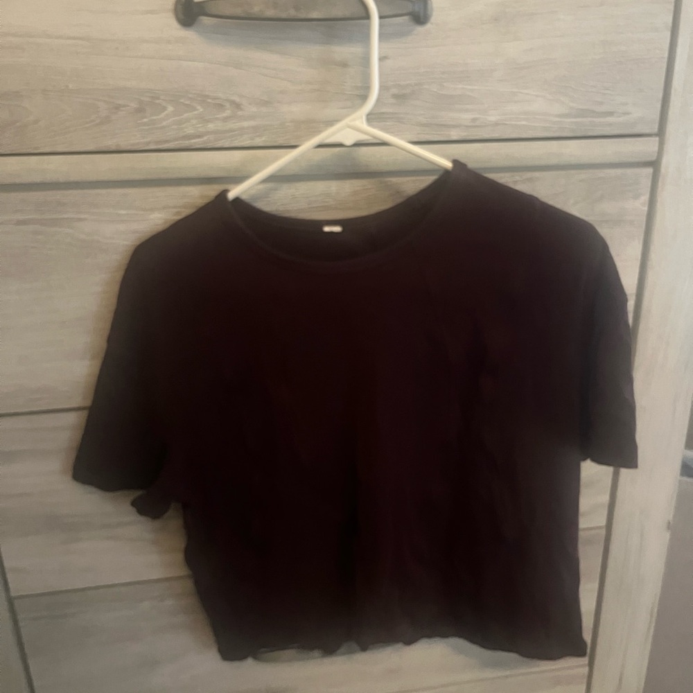 Lululemon Ribbed Modal-Cotton Cropped tee 10